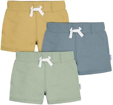 Gerber Toddler 3-Pack Pull-On Knit Shorts