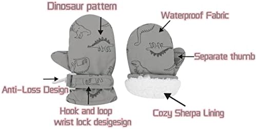 PerfectKids Waterproof Cozy Baby Gloves for Winter