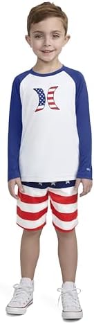 Hurley Boys Swim Suit 2-Piece Set Elastic Waist UPF Protection