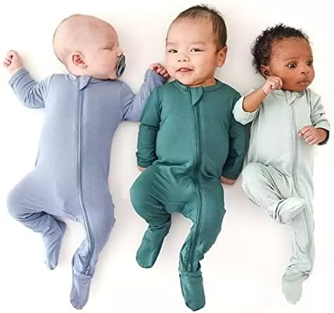 Baby Boy Cotton Romper Jumpsuit With Zipper