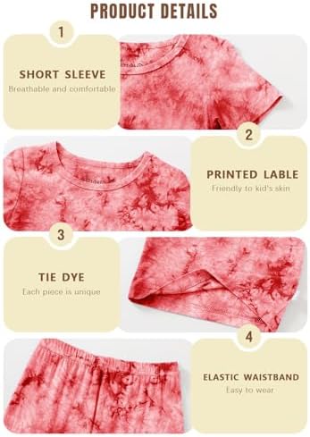 Jimonda Baby Toddler Tie-Dye Pajama Set