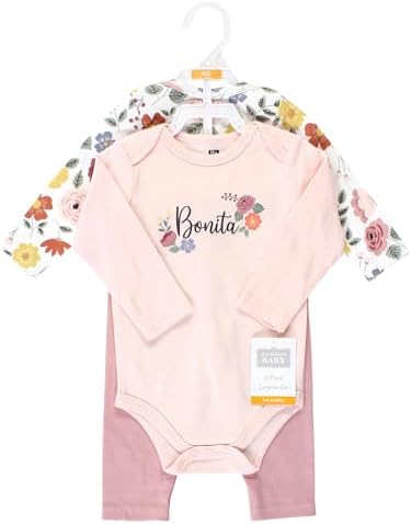 Hudson Baby Unisex Cotton bodysuits pants set