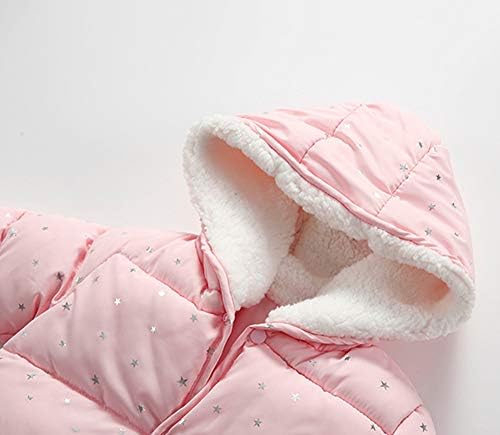 Dimple Winter Jacket for Kids Cute Star Print