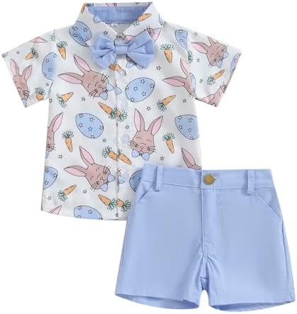 4th of July Toddler Boys Star Stripes Outfit