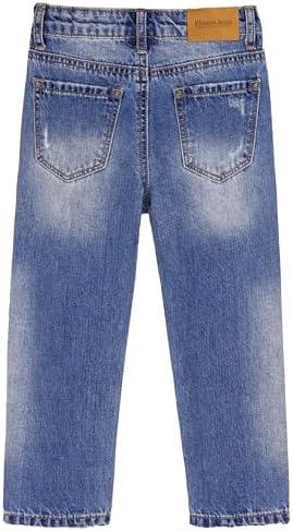 KIDSCOOL SPACE Baby Jeans Ripped Elastic Stretchy and Stylish for Kids