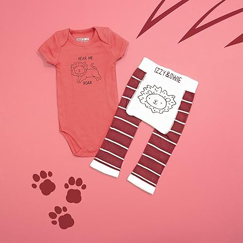 Pavilion Gift Company Lion-Red Leggings for Baby Boys
