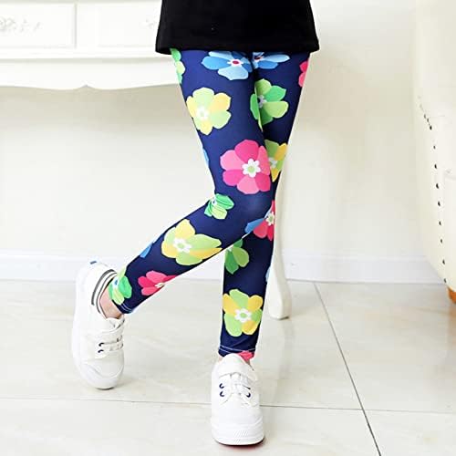 Kids Stretchy Floral Printed leggings