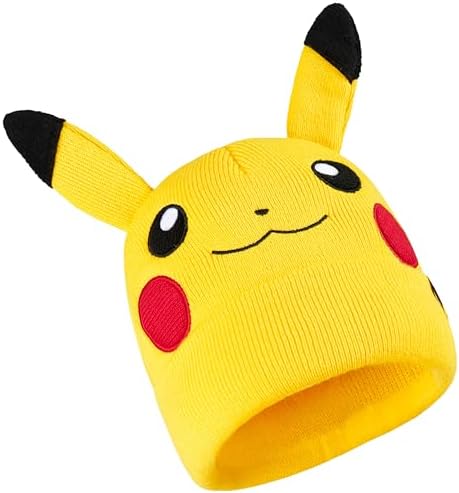 Pokemon Kids Beanie Hat - Warm Cozy Winter Gift