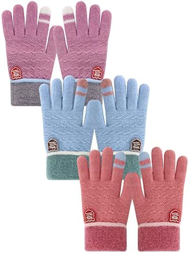 Temperature-Resistant Winter Gloves for Kids Soft Stretchy