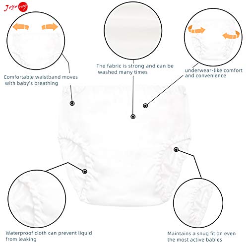 Joyo Roy 4-Piece Reusable Diaper Covers for Boys and Girls