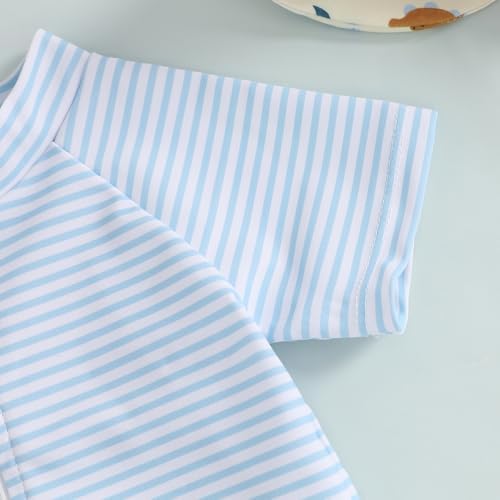 DuAnyozu Baby Boys 3-Piece Rash Guard Swim Set