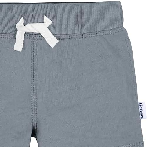 Gerber Baby Boys 3-Pack Pull-On Knit Shorts