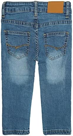 KIDSCOOL SPACE - Elastic Ripped Jeans for Little Boys