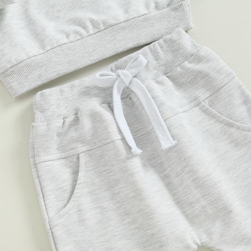 Comfortable Fashionable Baby Boys Girls 2-Piece Pant Set