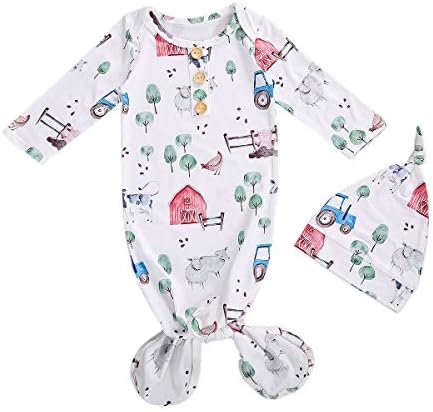 CIYCUIT Knotted Baby Gowns