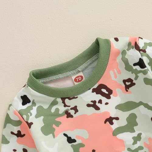 Camouflage Fall Clothes Set for Baby Girls
