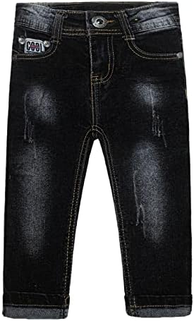 Space_relu jeans for kids Ripped Distressed Jeans with Elastic Band
