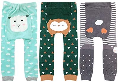 Wrapables Baby Toddler Fun Leggings Set of 3