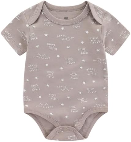 RulibyBaby Bodysuit and Pant Set 10-Piece Cotton Soft Newborn Outfits