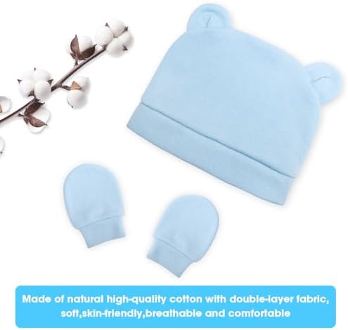 ElysianMian Bear Ear Newborn Set