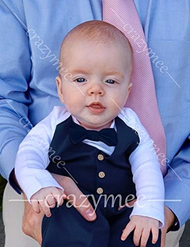 Crazyme Baby Romper for Boys - Gentleman Outfit