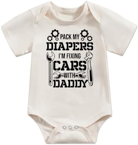 Funny Newborn Baby Onesie with Alphabet Letters