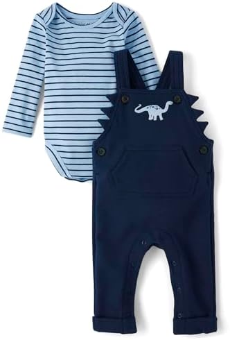 Fun and comfy overall set for baby boys