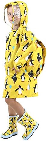 Cartoon Kids Raincoat with to Stay Dry in the Rain