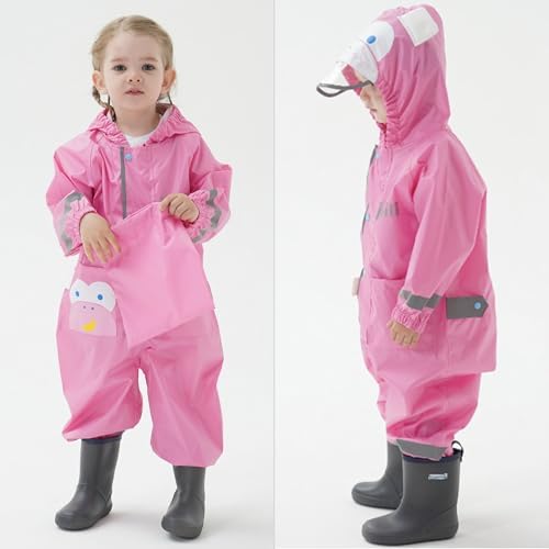 Fewlby Kids Toddler Waterproof Rain Jacket