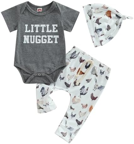 SAYOO Baby Layette Set Country-Western Newborn Boy Bingo