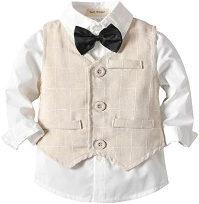 Tem Doger Baby Boys Tuxedo Suit Set