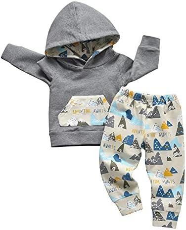 Cutie Little Bear Little Ones Toddler Cartoon Long Sleeve Hoodie Set
