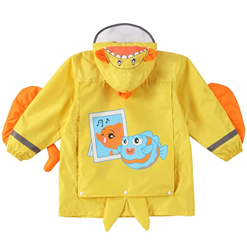 Fewlby Boys Girls Toddler Rain Jacket