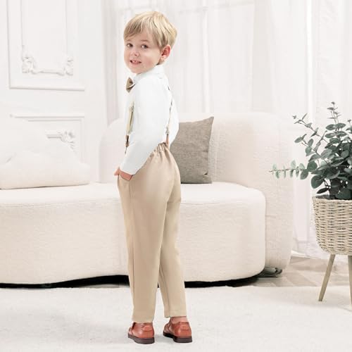 Toddler Boy Button Down Shirt and Pants Set 12M-8Y