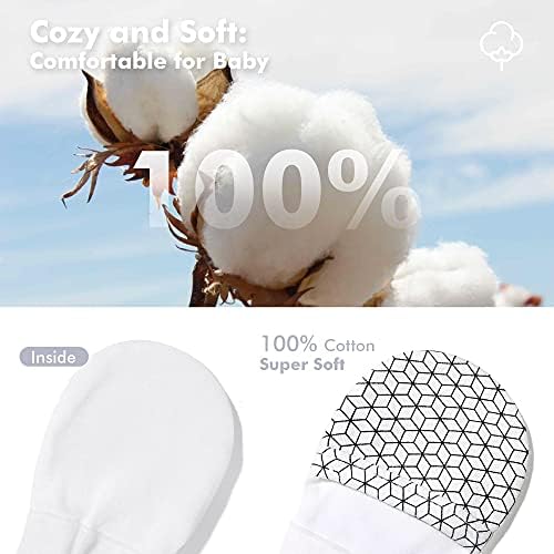 Adjustable No-Scratch mittens for Babies