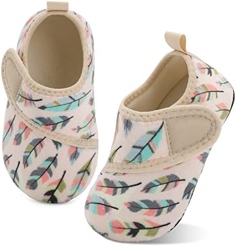 Cozy Non-Slip Toddler Boys Girls Slippers with Microfleece Lining for Winter