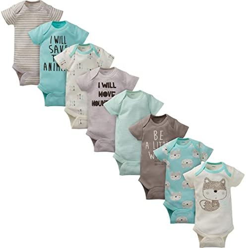 Gerber Baby 8-Pack Short Sleeve Onesies