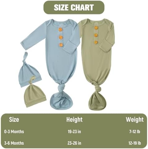 Perfect Bamboo Newborn Gown for Baby Boy