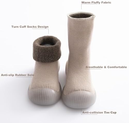 Warm Baby Sock Shoes for Toddler First Walking