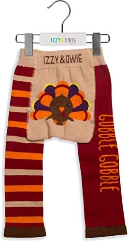 Pavilion Gift Company Izzy Owie - Turkey Thanksgiving Legging Gift Set