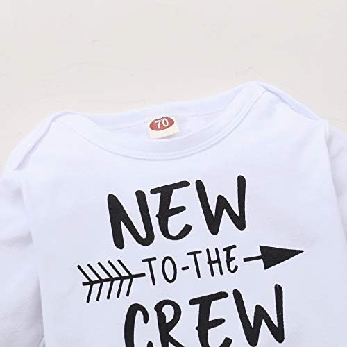 Newborn Baby Boy Clothing Set New to the Crew Outfit