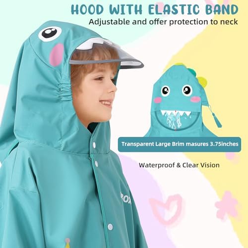 Trenovo Kids Waterproof Rain Coats