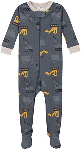 Gerber Baby Boys 4-Pack Footed Pajamas Reliable Sleepwear with Safety Features