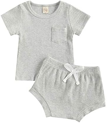 One Opening Newborn Summer Romper Set
