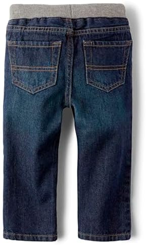 The Childrens Place Boys Baby and Toddler Pull on Straight Jeans