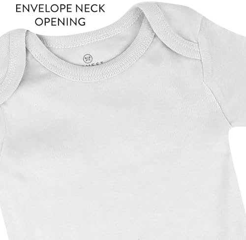 HonestBaby 10-Piece Organic Cotton bodysuits for infant boys and girls