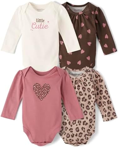 The Childrens Place Multi-Print Baby Bodysuits