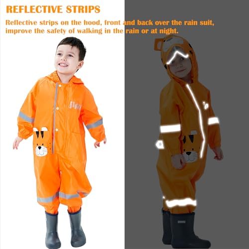 Fewlby Kids Stylight Waterproof rain jacket