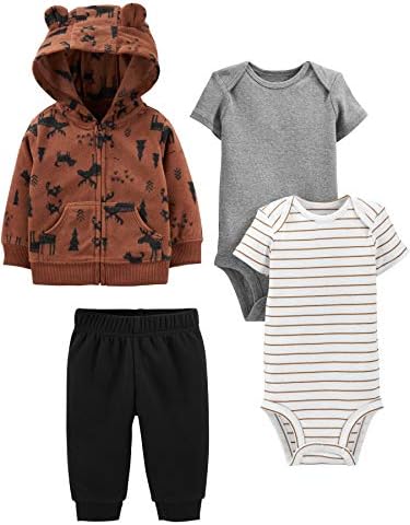 Adorable 4-Piece Set for Your Baby Boy