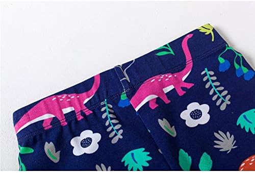 Julerwoo Dinosaur Leggings for Girls 2-10 Years